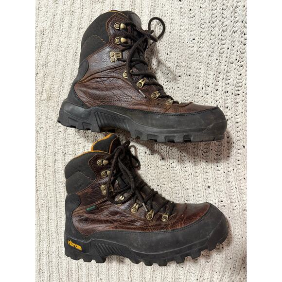 Georgia Boot Other - Georgia Hiker Work Boot Waterproof Leather Vibram Mens 11.5 M Brown G6513 Winter